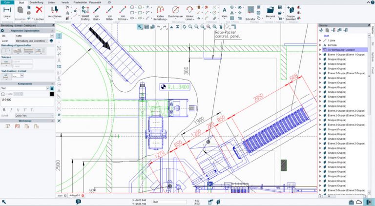 Drawing software - TRUSS LAYOUT - WOLFSYSTEM - drawing / architecture / for  steel structures